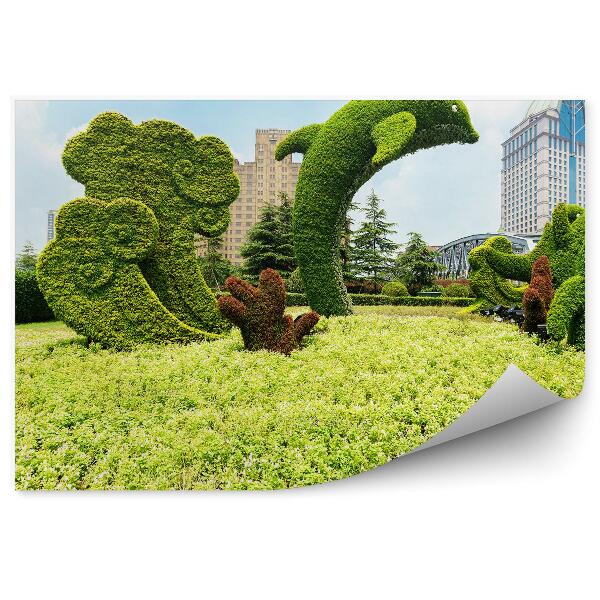 Fototapeta Sochy rastlín Grónsko park mesto