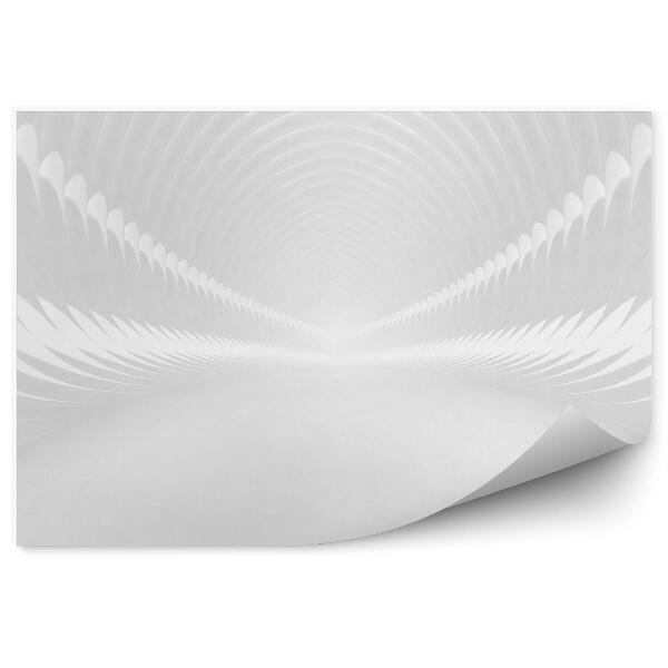 Fototapeta na stenu Biely tunel 3d interiér