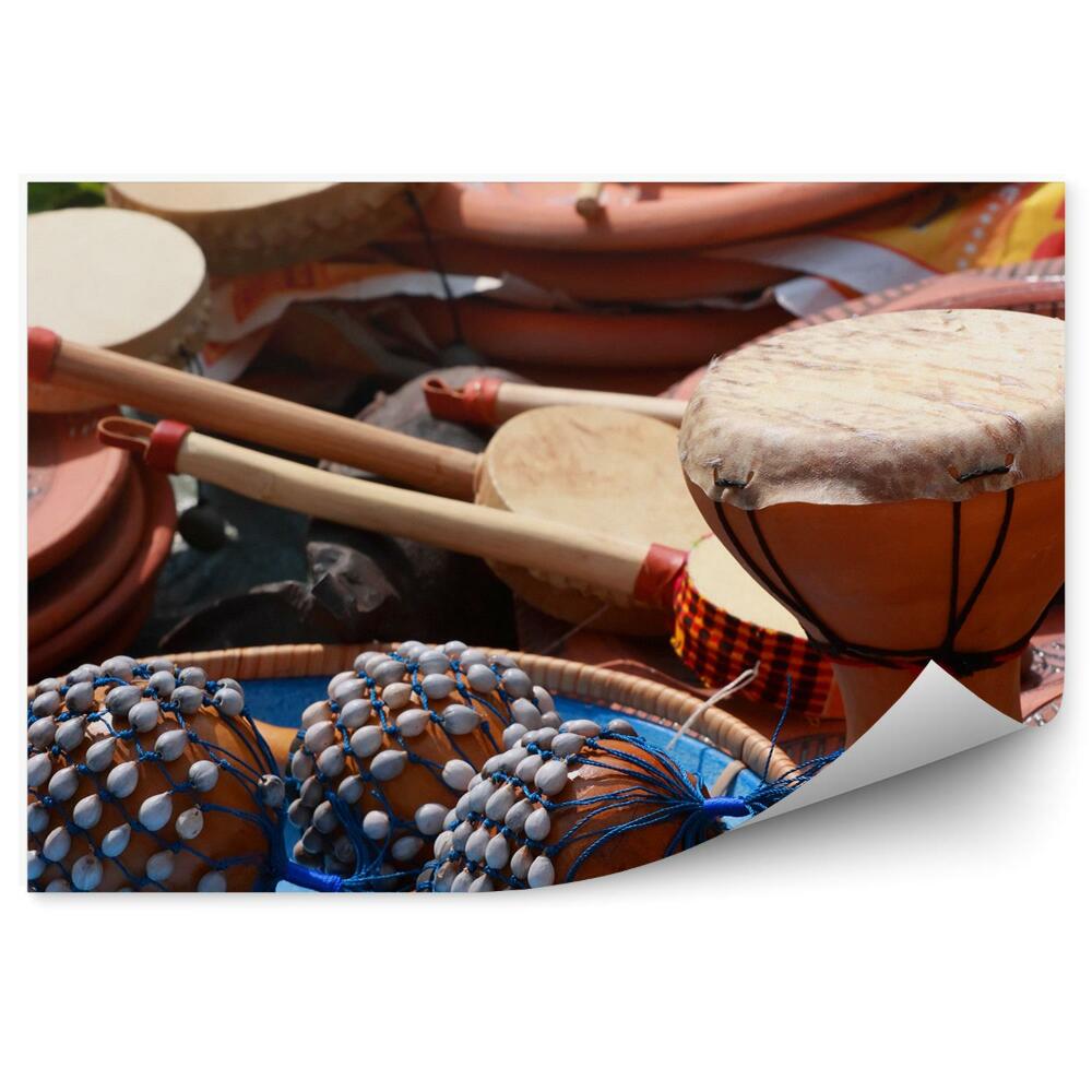 Fototapeta na stenu Bubny maracas bicie nástroje