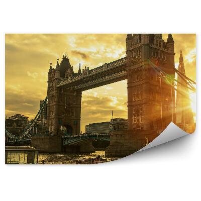 Fototapeta na stenu Slávny anglický most v žiari pri západe slnka