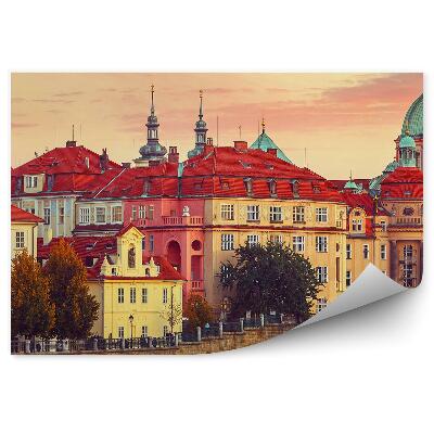 Fototapeta Staré mesto západ slnka lode Praha