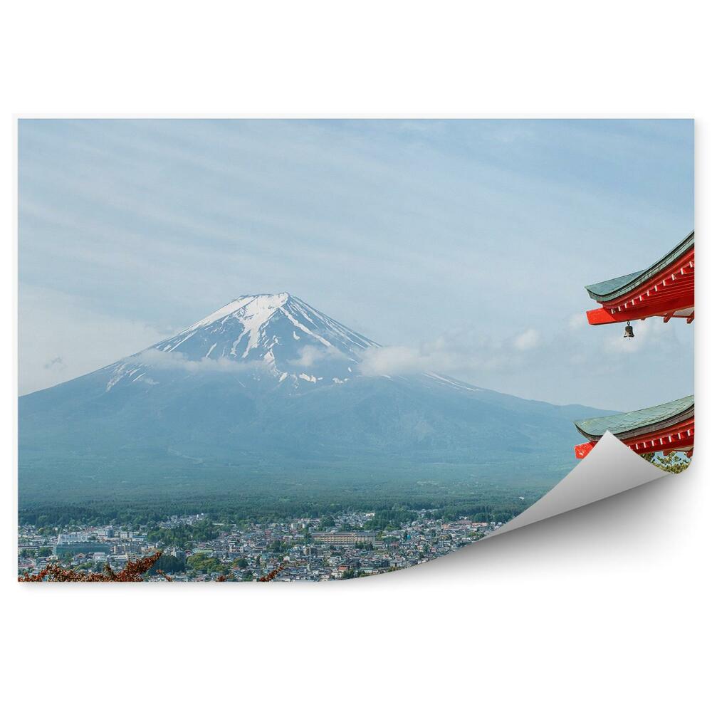Fototapeta Hora Fudži Panoráma Mesta Kultúra Budovy