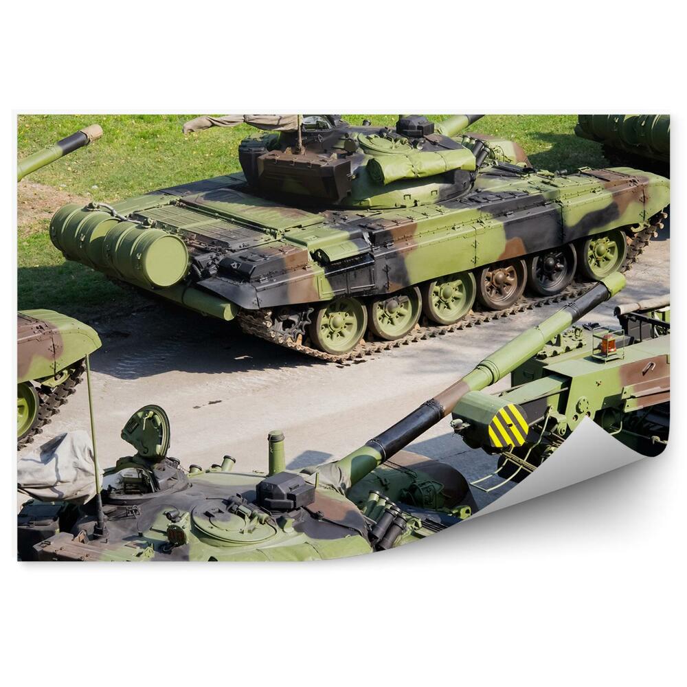 Fototapeta na stenu Ruské tanky v rade