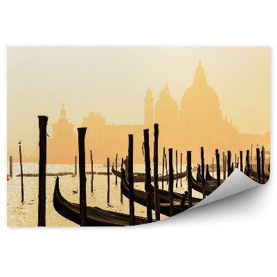Fototapeta na stenu Gondoly Romantizmus Sépia Talianska Voda