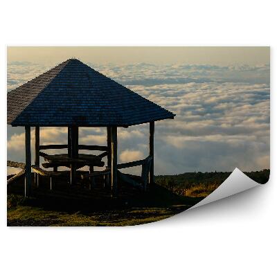 Fototapeta na stenu Altánok zelené rastliny obloha mraky