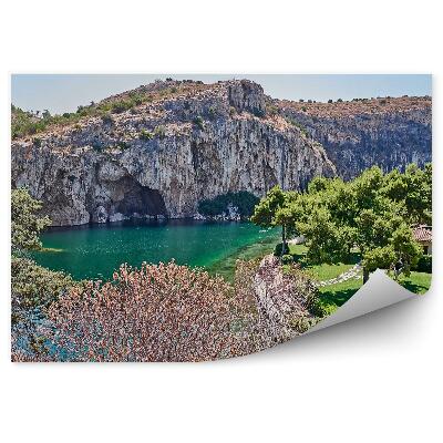 Fototapeta na stenu Atény Jazero Kopec Voda Dom