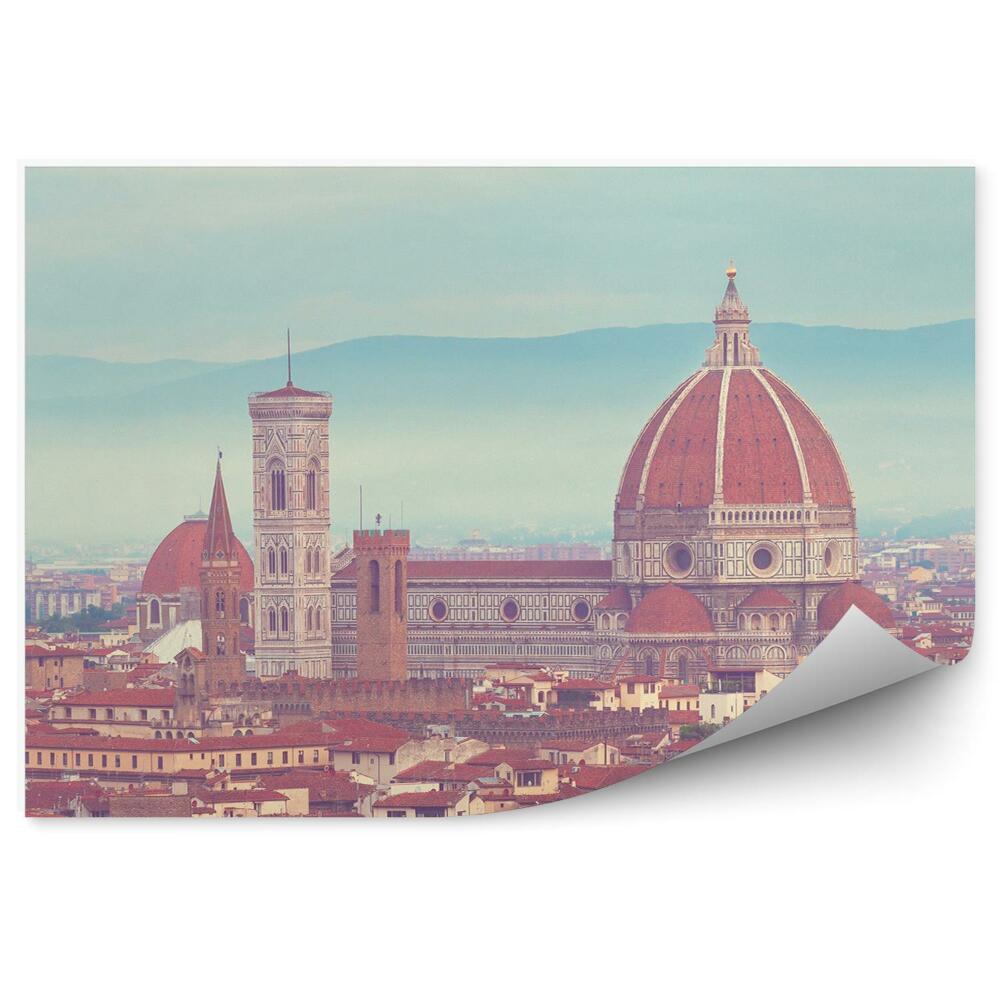 Fototapeta na stenu Katedrála Santa Maria del Fiore Florencia hory