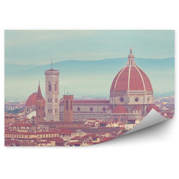 Fototapeta na stenu Katedrála Santa Maria del Fiore Florencia hory