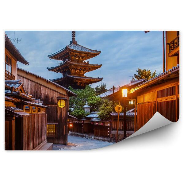 Fototapeta Japonská Pagoda Staré Domy Kjóto
