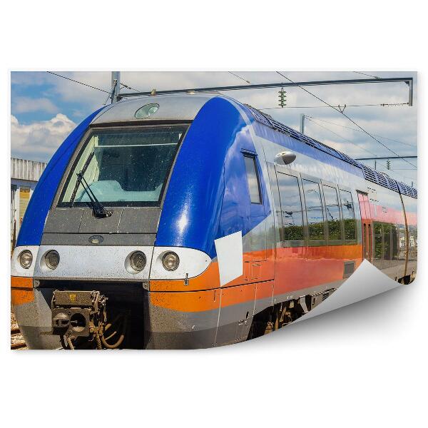 Fototapeta na stenu Barva regionalnega ekspresnega vlaka