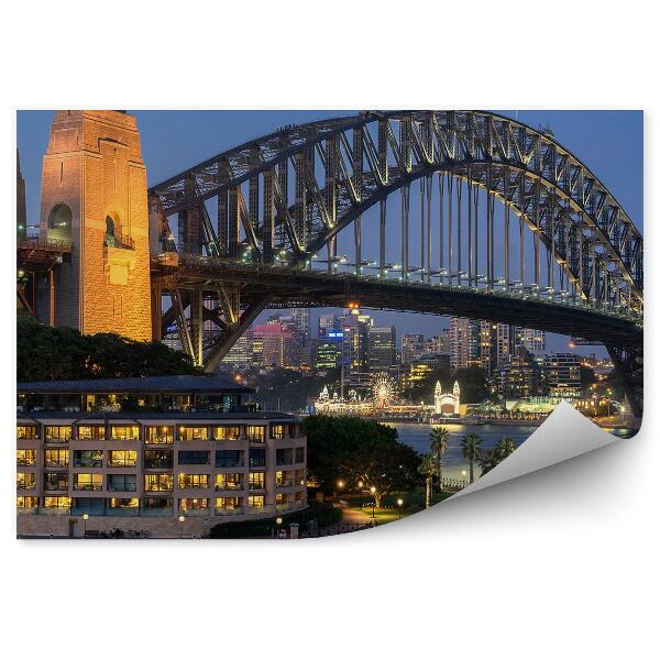 Fototapeta na stenu Sydney Avstralija somrak most arhitektura