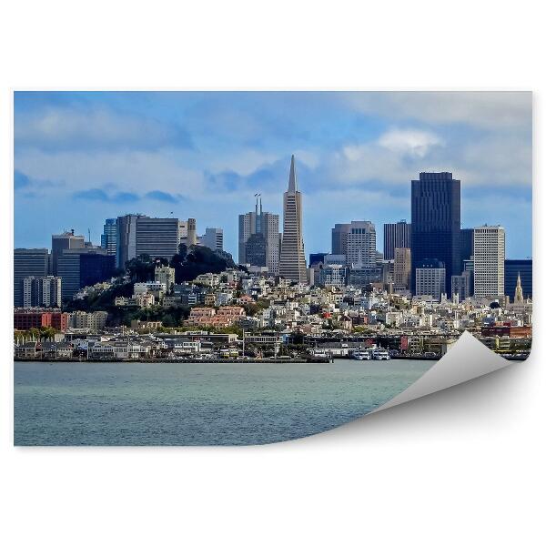 Fototapeta na stenu Budovy obloha mraky more San Francisco