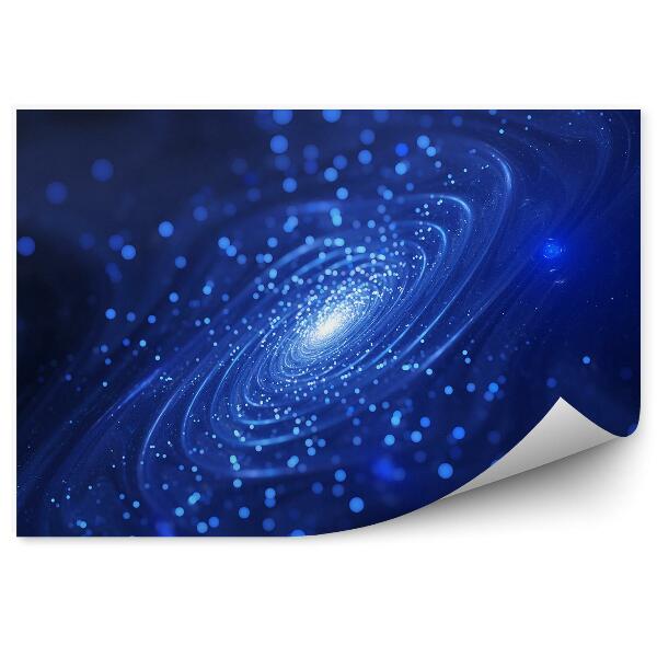Fototapeta na stenu Špirálová Galaxia Fraktálne Body