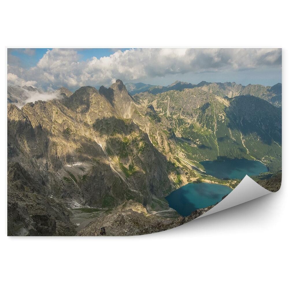 Fototapeta na stenu Prze喚cz pod chłopkiem tatry vysoké hory kozalnica obloha mraky