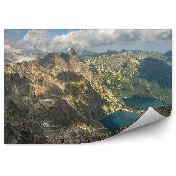 Fototapeta na stenu Prze喚cz pod chłopkiem tatry vysoké hory kozalnica obloha mraky
