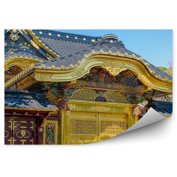 Fototapeta Hinduistický chrám Tokio stromy
