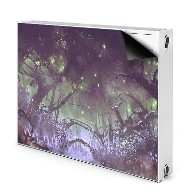 Dekoračný magnet na radiátor Magický les s tajomnými svetlami