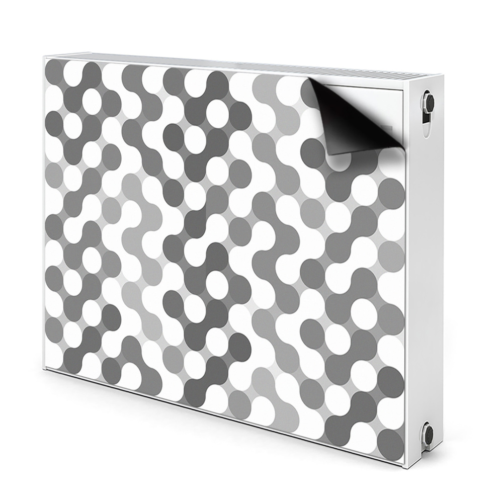 Dekoračný magnet na radiátor Retro geometrický vlnitý vzor