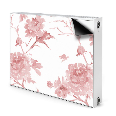 Dekoračný magnet na radiátor Kvetinový vzor v pastelových odtieňoch