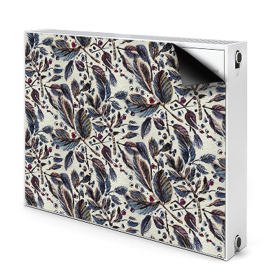 Dekoračný magnet na radiátor Akvarelové listy a bobule