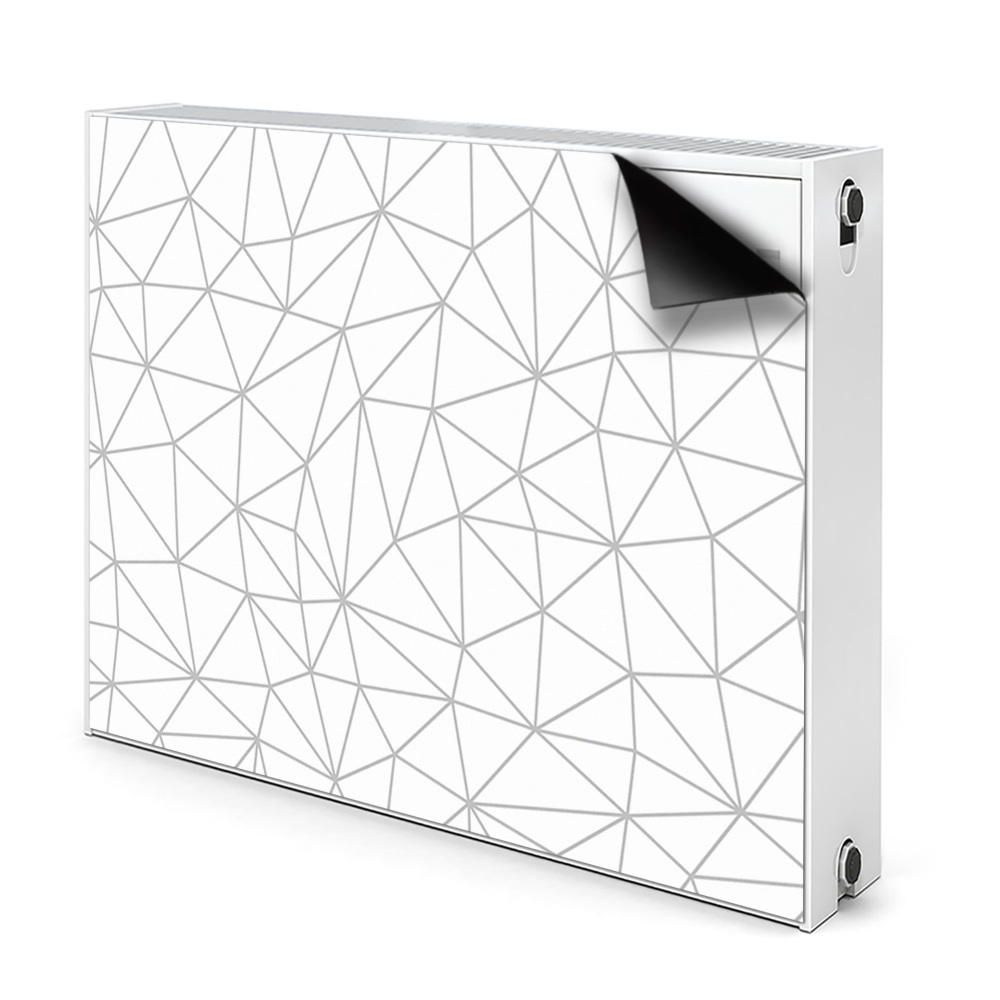 Dekoračný magnet na radiátor Náhodný geometrický trojuholníkový vzor