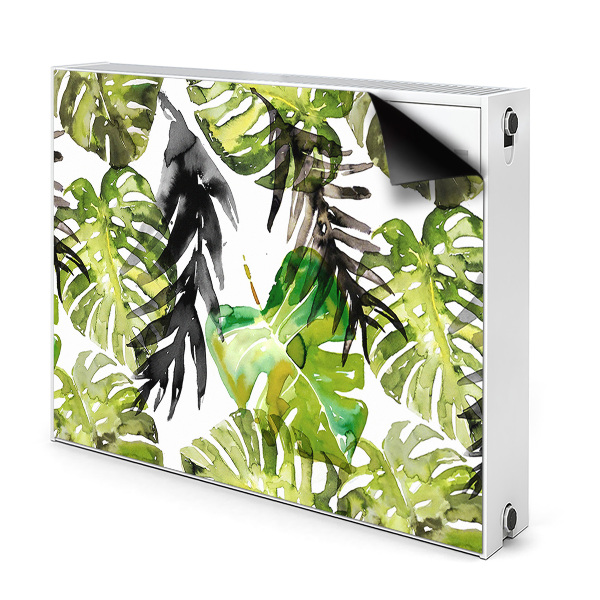 Dekoračný magnet na radiátor Tropické listy monstera