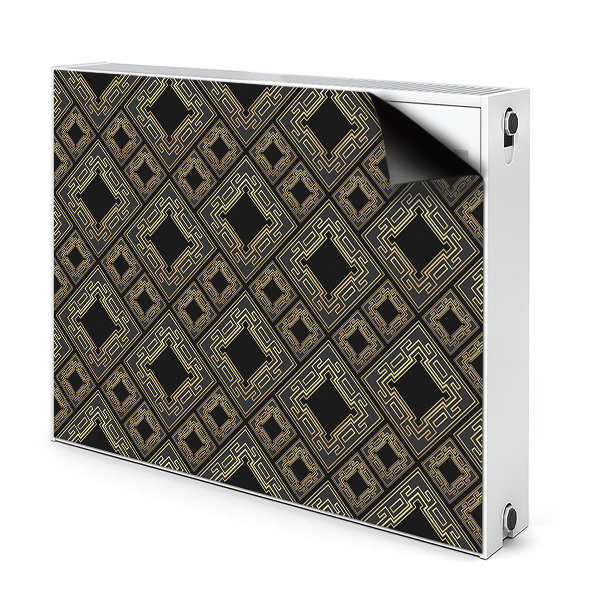 Dekoračný magnet na radiátor Geometrický art deco vzor