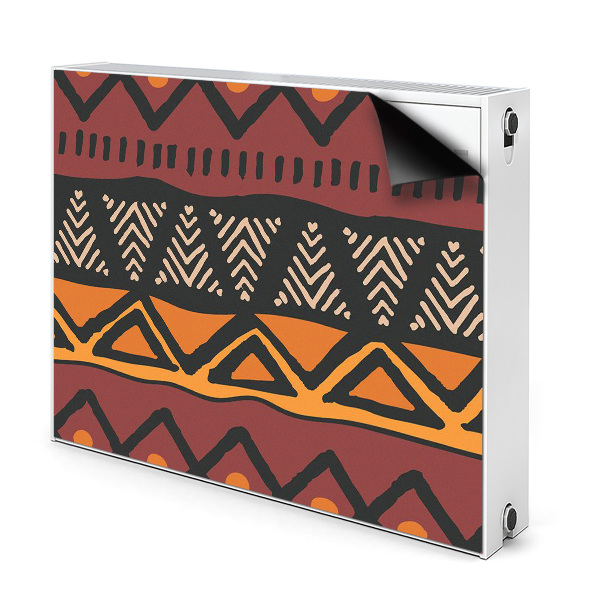 Dekoračný magnet na radiátor Africký geometrický etno vzor