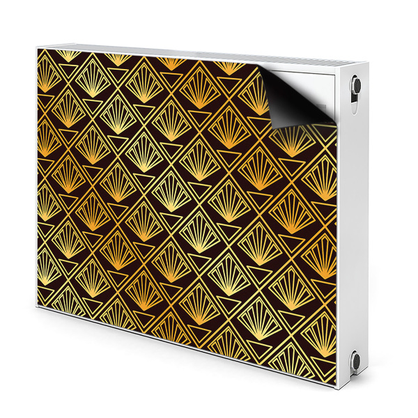 Dekoračný magnet na radiátor Art Deco geometrický diamantový vzor