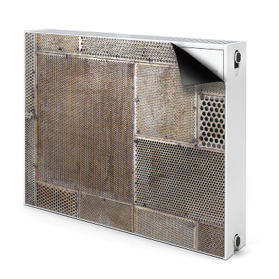 Dekoračný magnet na radiátor Perforovaný kovový panelový vzor