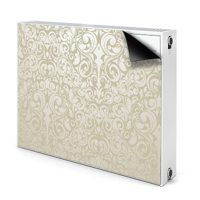 Dekoračný magnet na radiátor Ornamentálny barokový kvetinový vzor