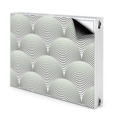 Dekoračný magnet na radiátor Zaoblená abstrakcia