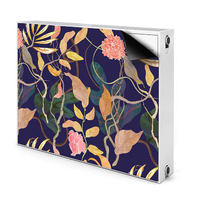 Dekoračný magnet na radiátor Kvetinový vzor s popínavými listami