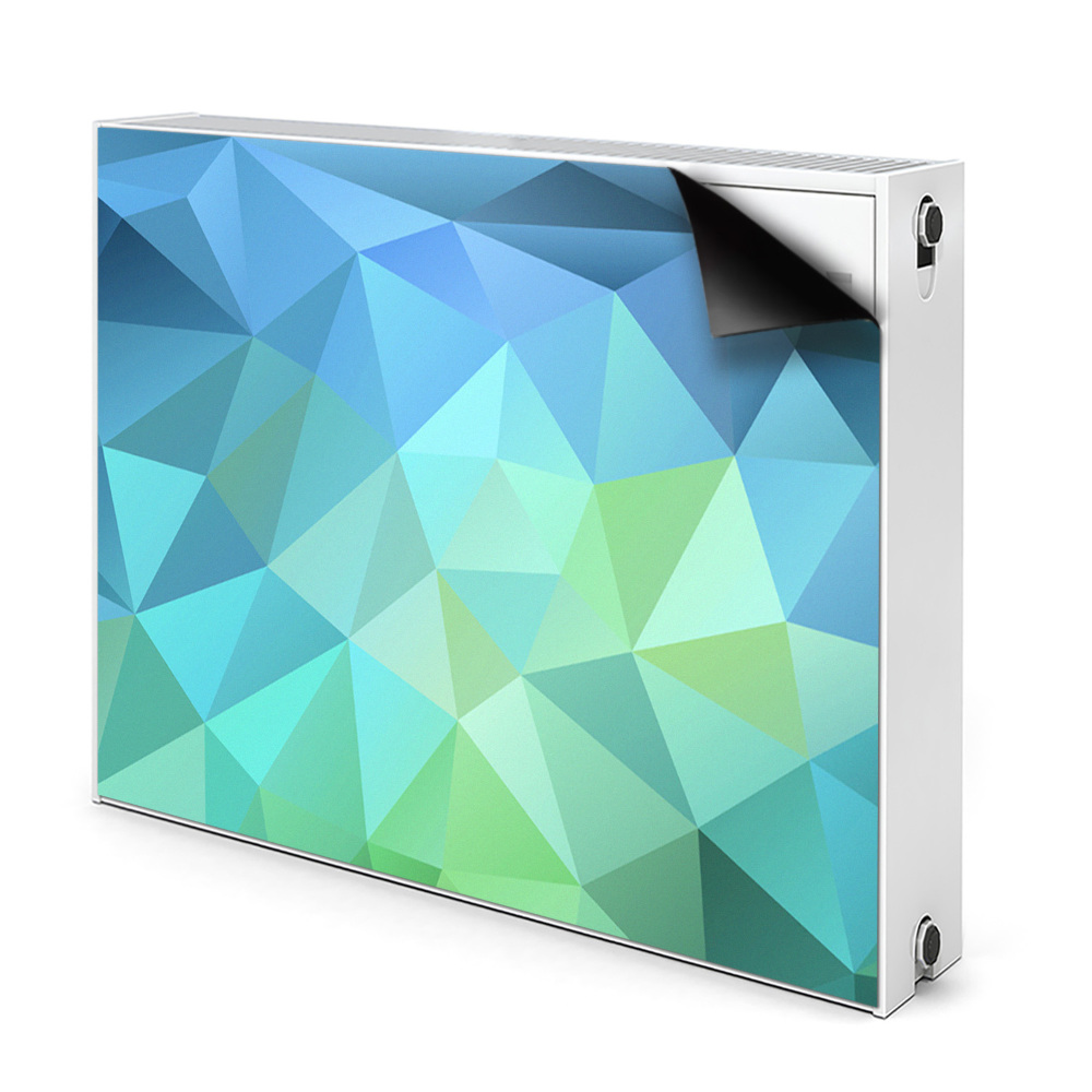 Dekoračný magnet na radiátor Geometrický abstraktný polygonálny vzor