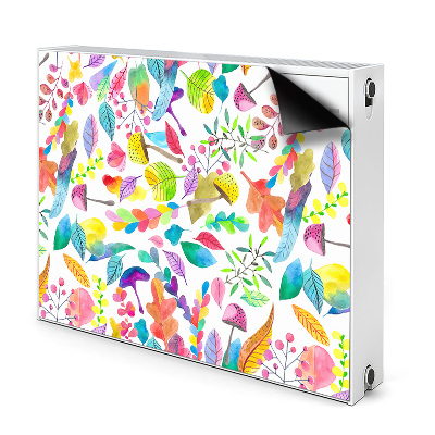 Dekoračný magnetický kryt na radiátor Farebný akvarelový jesenný motív