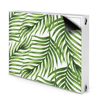 Dekoračný magnet na radiátor Tropické zelené palmové listy