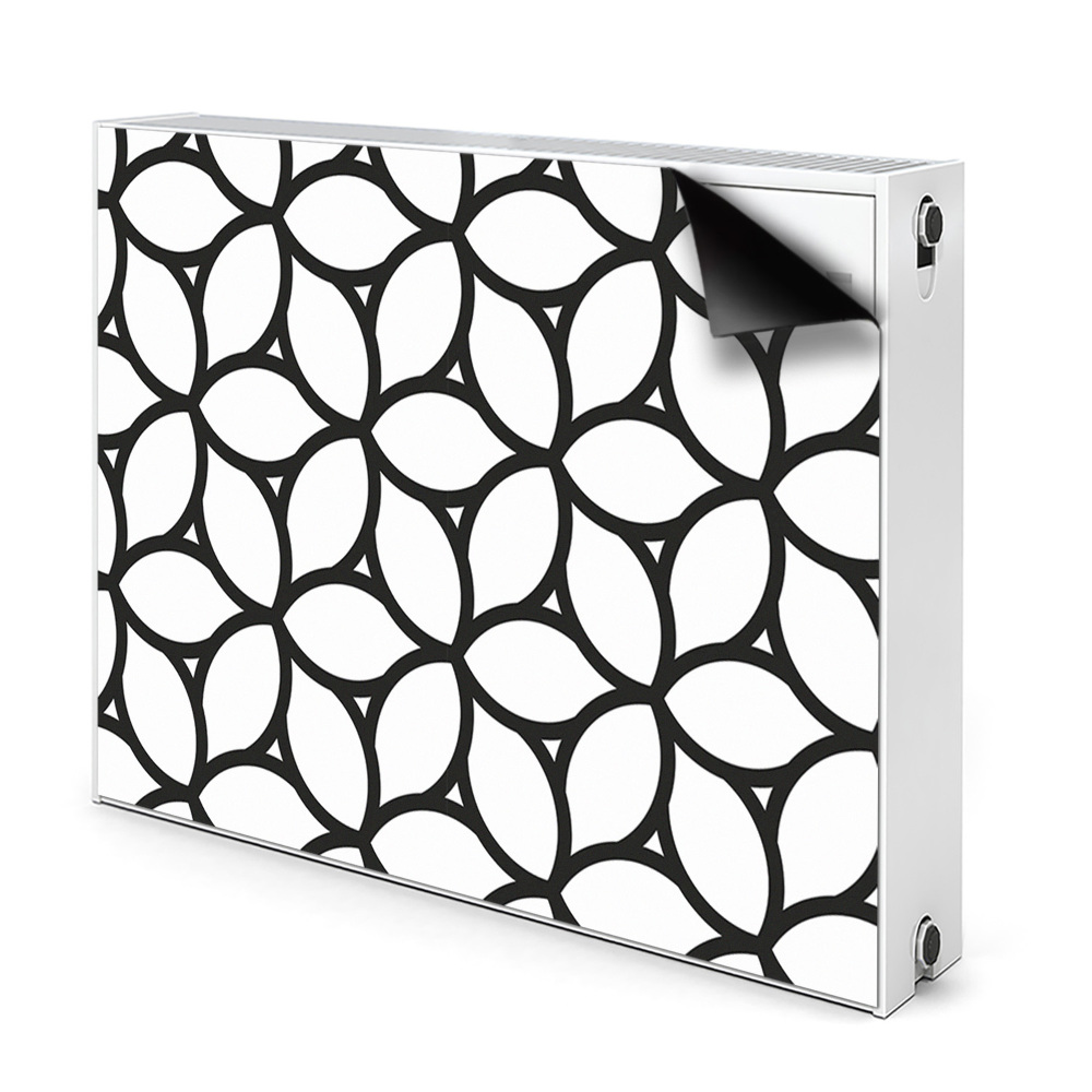 Dekoračný magnet na radiátor Kvetinový geometrický opakujúci sa vzor