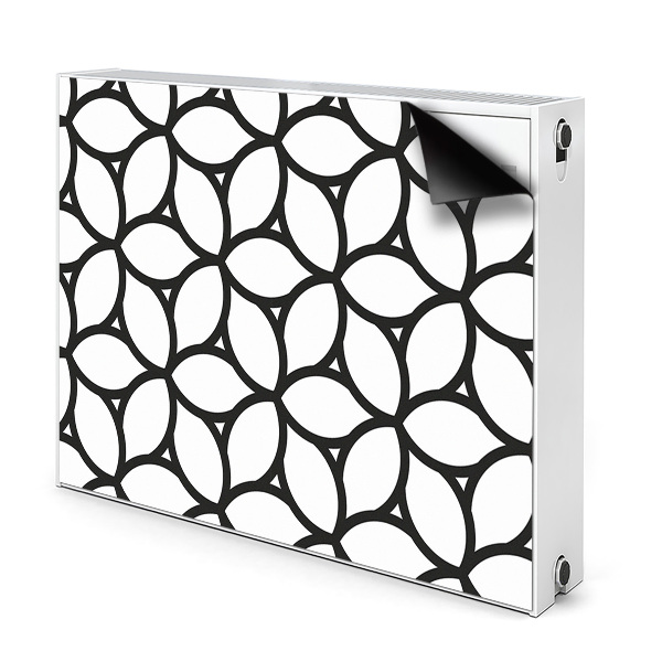 Dekoračný magnet na radiátor Kvetinový geometrický opakujúci sa vzor