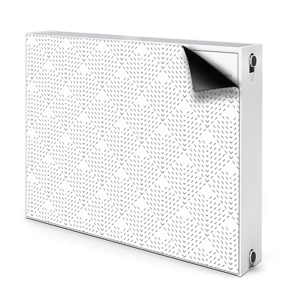 Dekoračný magnet na radiátor Geometrické šípy v diamantovom vzore