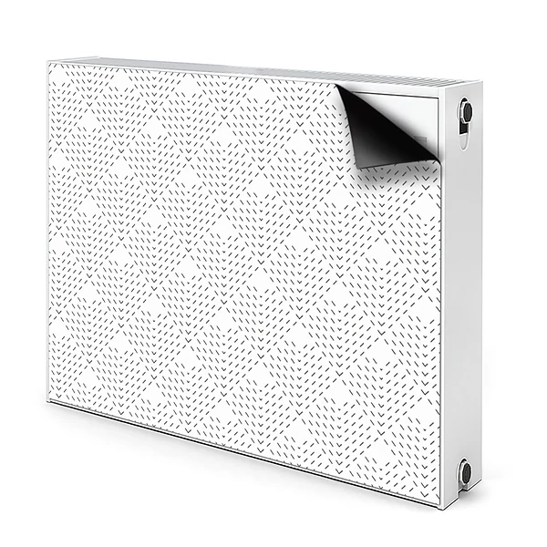 Dekoračný magnet na radiátor Geometrické šípy v diamantovom vzore