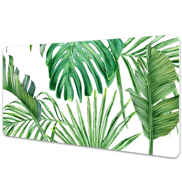 Podložka na písací stôl Tropická palma a monstera