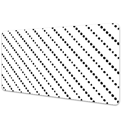 Podložka na písací stôl Bodky diagonálne čiary