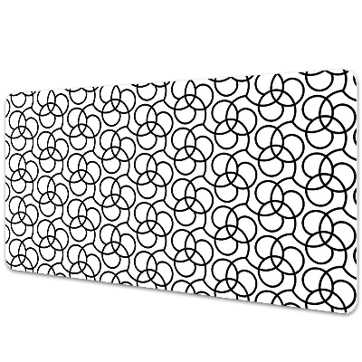 Podložka na stôl Čierne a biele kruhy