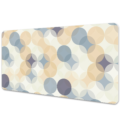 Veľká podložka na stôl Kruhy vo vintage štýle