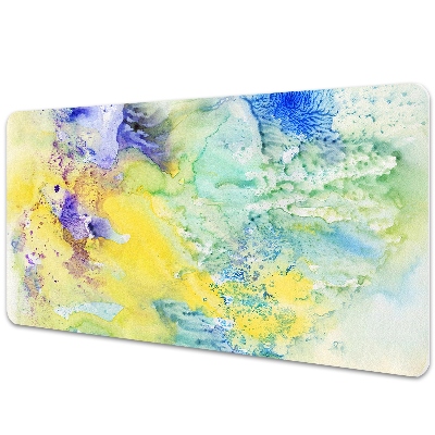 Veľká podložka na stôl Abstraktné farebné škvrny