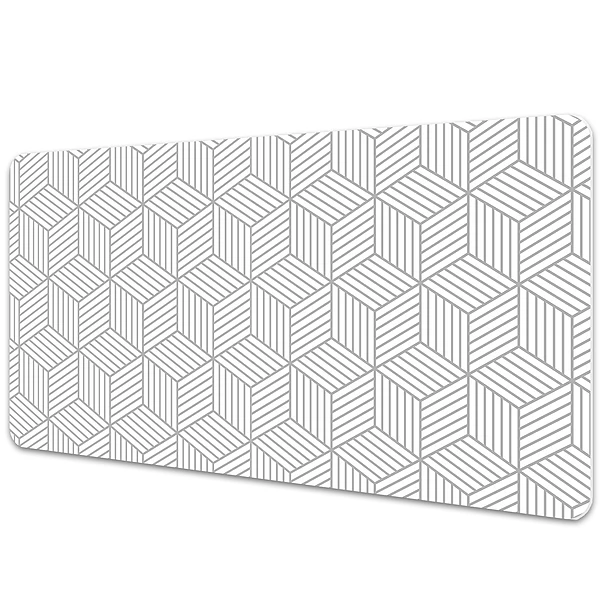 Podložka na písací stôl Geometrický 3D vzor kocky