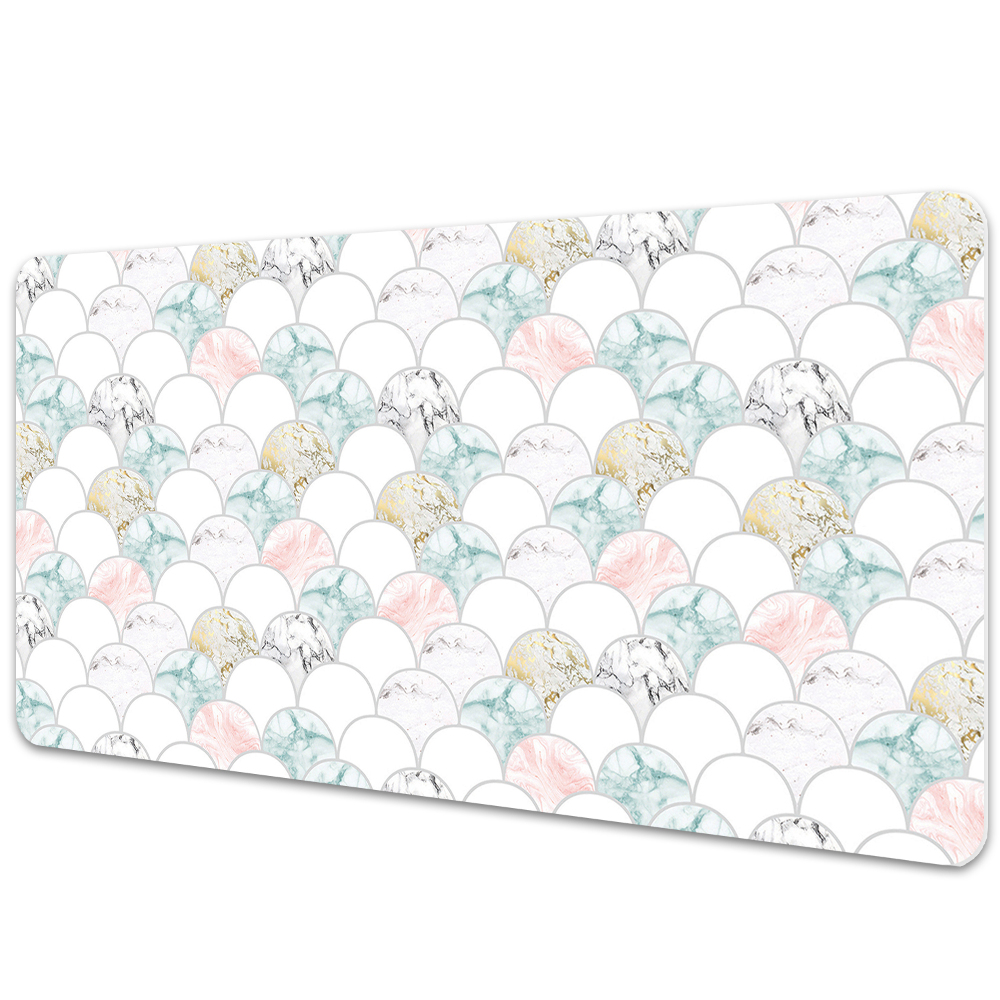 Veľká podložka na stôl Geometrický mramor