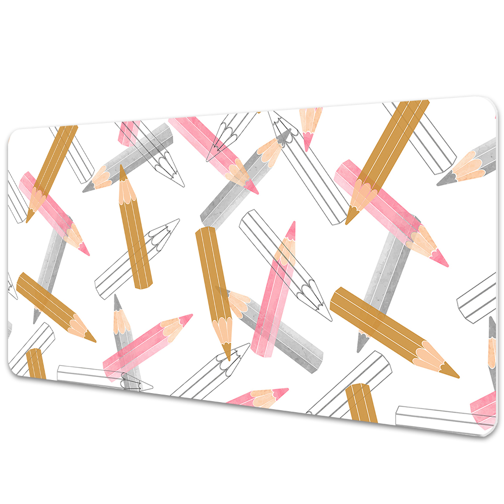 Veľká podložka na stôl Školské ceruzky