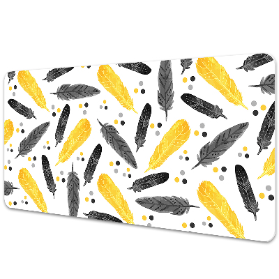 Veľká podložka na stôl Pierka v abstraktnom štýle