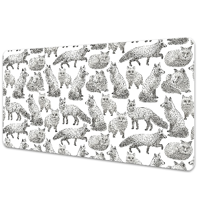 Veľká podložka na stôl Nakreslené písmená